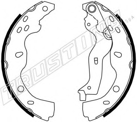 TRUSTING 7301 Brake Shoe Set